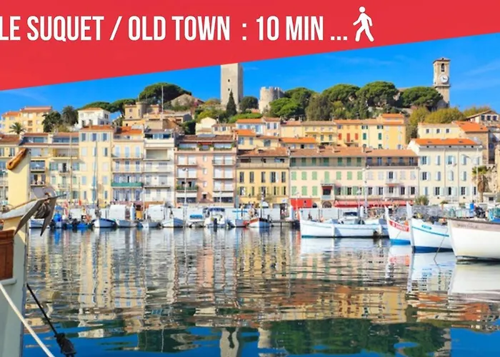 Picaud - 50m From Beachfront, Patio, Aircon Cannes